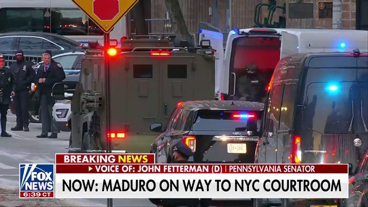 Fetterman breaks with Dems, praises Trump