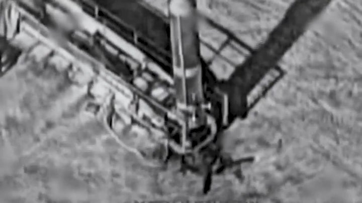 Israel releases video of strike in Iran